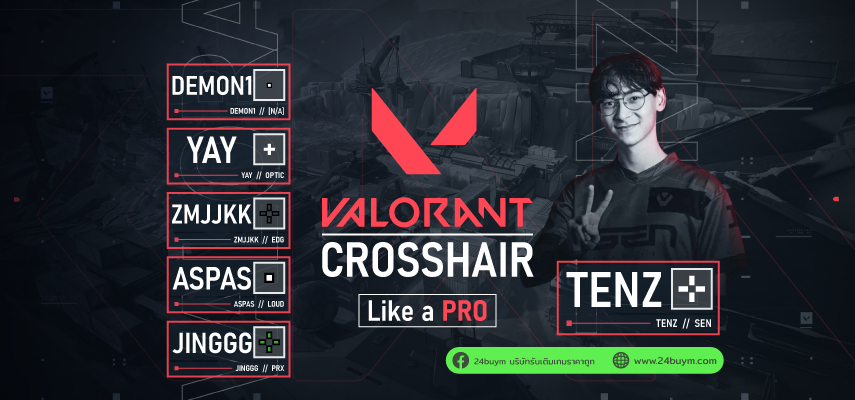 รวมเป้า Valorant ของเหล่าโปรเพลเยอร์ระดับโลก